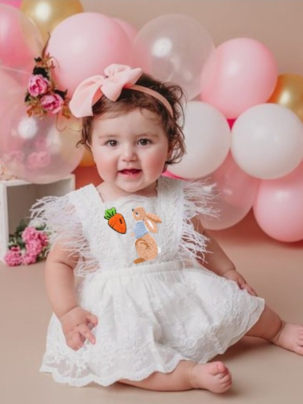 Peter Rabbit Dress Peter Birthday Outfit Clothes Bunny Dress Easter romper